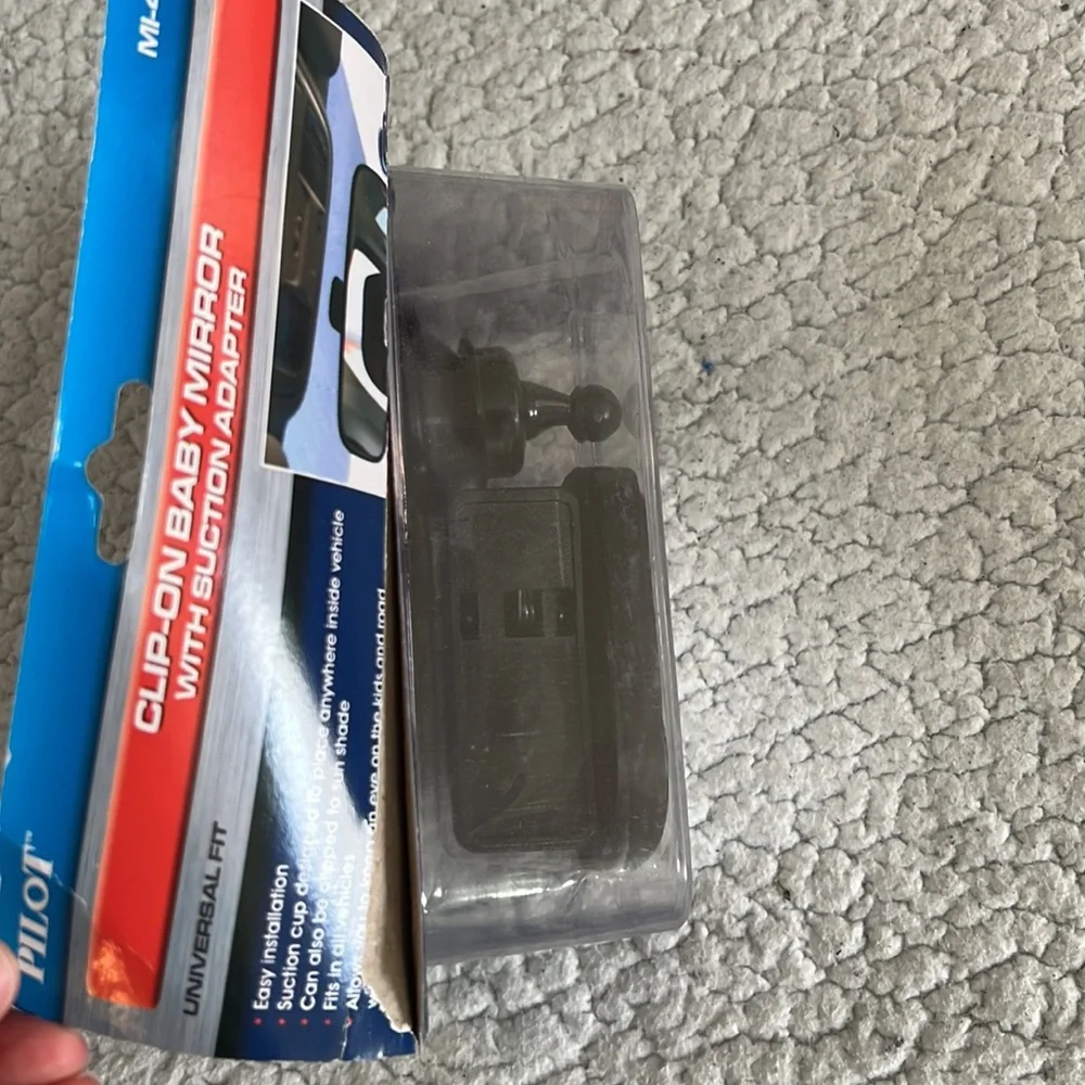 New Pilot Clip - On Baby Mirror with Suction Adapter